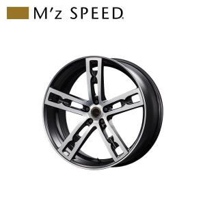 M'z SPEED J.CARAT 16×5.5J PCD100 4H +45 ガラスブラック/ポリッシュ