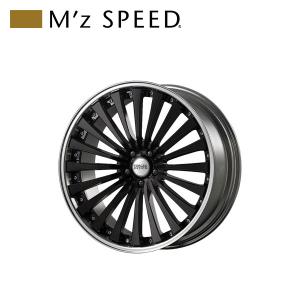 M'z SPEED FORGED DESIGN 666 22×10J PCD120 5H +8 ブラック 22インチ