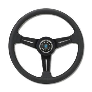 NARDI 即納 正規品 ナルディ CLASSIC ブラックレザー/ブラックスポーク