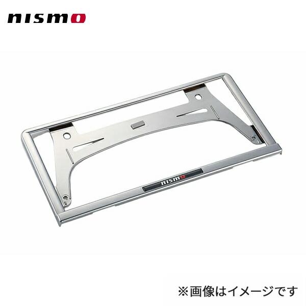 nismo ニスモ ナンバープレートリム ブラッククローム フロント 1枚 GT-R R35 全車
