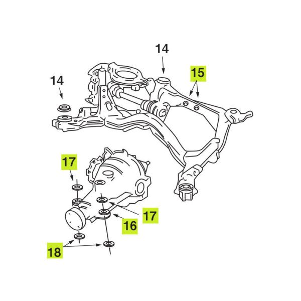 nismo ニスモ 強化ブッシュ デフマウントブッシュキット 1台分キット（No. 15〜18） ス...