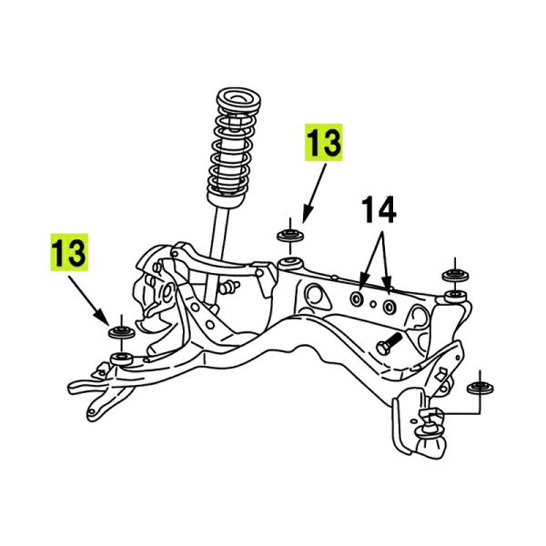 nismo ニスモ 強化ブッシュ リヤサスペンションマウントブッシュ 1個 スカイラインGT-R B...