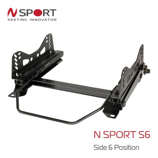 N SPORT シートレール 右席用 S6タイプ ABARTH 500/595/695 312141...