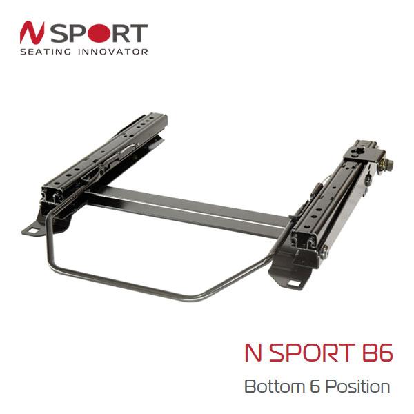 N SPORT シートレール 右席用 B6タイプ レガシィ BG BD  (北海道・沖縄・離島は送料...
