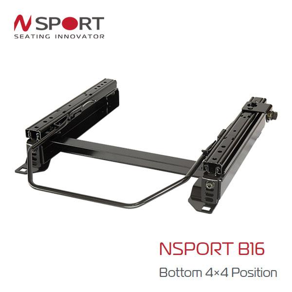 N SPORT シートレール 右席用 B16タイプ アルト ラパン HE22S 4WD/未確認 (北...