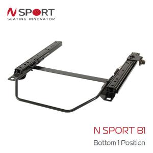 N SPORT シートレール 左席用 B1タイプ ダットサントラック D22  (北海道・沖縄・離島は送料別途)