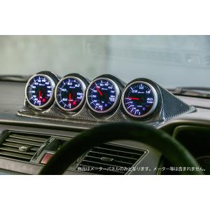 OKUYAMA（オクヤマ） CARBING 4連カーボンメーターパネル φ60 レガシィ