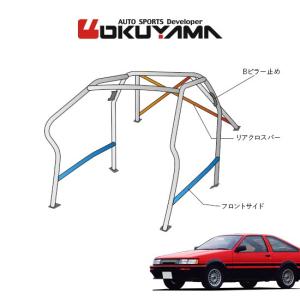 OKUYAMA（オクヤマ） DASH ロールバー スチール製 シルビア S15 [10P 