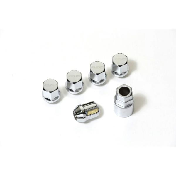 RAYS レイズ 19HEXナット＆ロックセット 5H用 12X1.5 クロームメッキ L31 20...