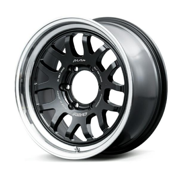 RAYS レイズ A●LAP エーラップ 07X Black/Rim Diamond Cut (BD...