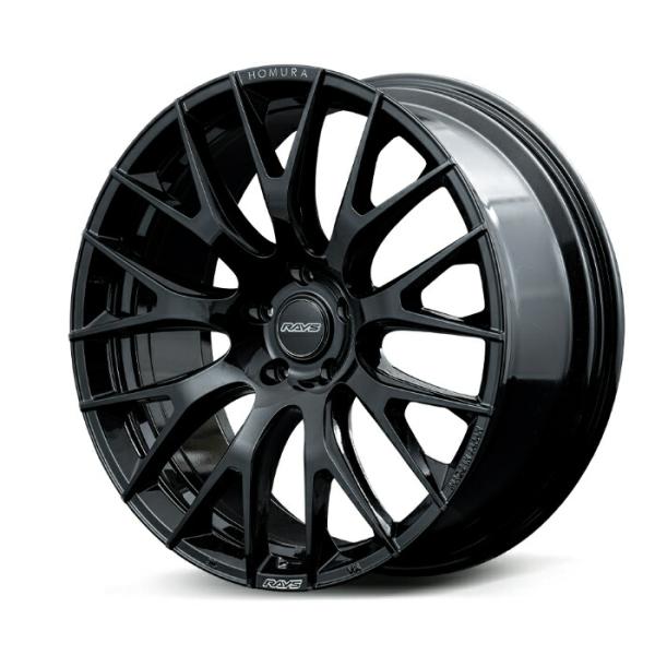 RAYS レイズ ホムラ HOMURA 2X9R GlossyBlack (BNJ) 19×8.0J...