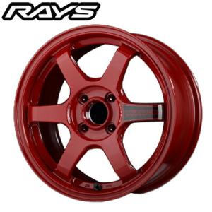 RAYS レイズ VOLK RACING ボルクレーシング TE37SONIC CR(SC) Burning Red (AC) 15×7.0J 4H PCD100 +48 アルミホイール1本｜auto-craft