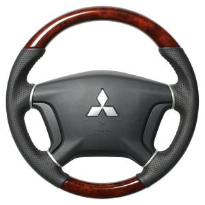 無限-MUGEN-]ステアリングホイールハンドル 35φ×3スポーク(スエード