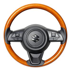 ジムニー 送料無料 REAL（レアル）オールウッドステアリング 16