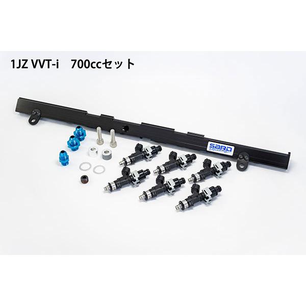 SARD サード フューエルデリバリーパイプ＆インジェクターセット 700cc 8φ クレスタ JZ...