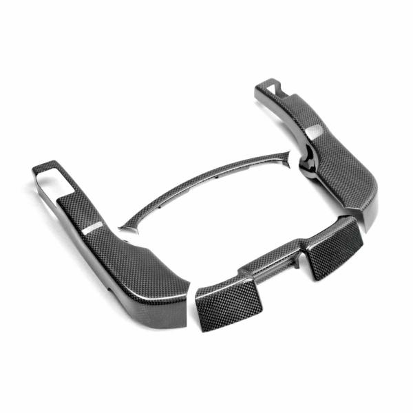 SEIBON セイボン カーボンセンターゲージベゼル 4枚セット 光沢仕上げ GT-R R35 H2...