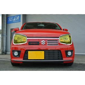 シルクロード ヘッドライトカバー 【ダークスモーク】アルトワークス