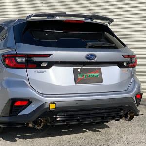SYMS シムスレーシング リヤマフラー フォレスター DBA-SJ5 A型- CVT車