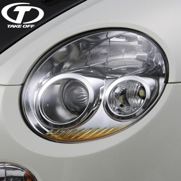 TAKE OFF テイクオフ フィルムアイライン ヘッドライト用 グラデーション オレンジ コペン ...