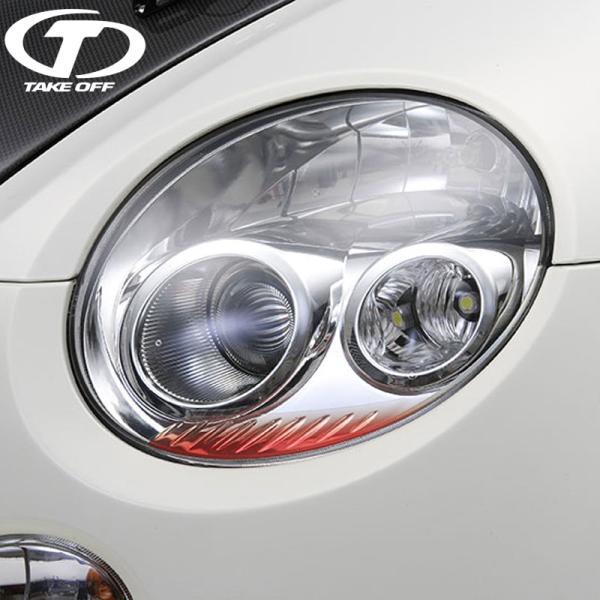 TAKE OFF テイクオフ フィルムアイライン ヘッドライト用 グラデーション レッド コペン L...