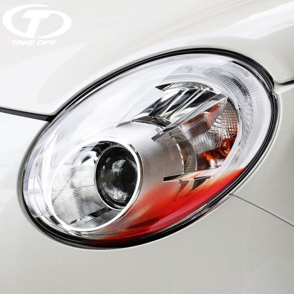 TAKE OFF テイクオフ フィルムアイライン ヘッドライト用 グラデーションレッド コペン LA...