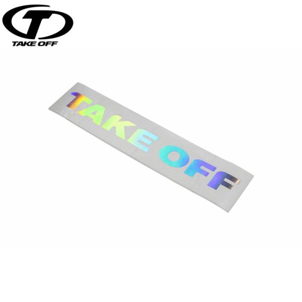 TAKE OFF テイクオフ TAKE OFF切り文字ステッカー 300mm ホログラム