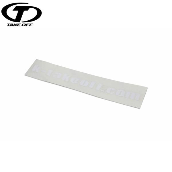 TAKE OFF テイクオフ テイクオフURL切り文字ステッカー300mm ホワイト
