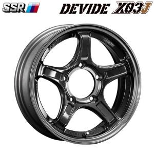 SSR DEVIDE X03J (ディバイドX03J) ジムニーシエラ (JB74W) マシンドグラファイトガンメタ＋スモーククリア 16×5.5J 5H PCD139.7 +0｜auto-craft