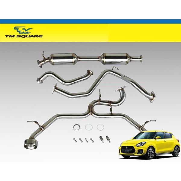 TM SQUARE スイフトスポーツ ZC33S フルサイレンサーKIT by SACLAM  (M...