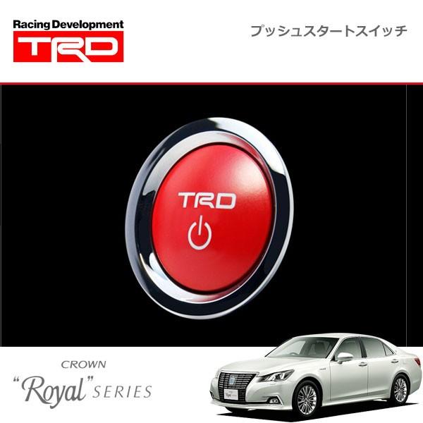 TRD プッシュスタートスイッチ ハイブリッド車 インジケーターランプ無 クラウン ロイヤル AWS...