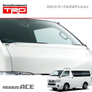 TRD フロントフードエクステンション 素地(未塗装) ハイエースバン