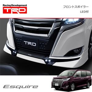 TRD エスクァイア 80系 後期 フロントスポイラー LED付き 素地 塗装