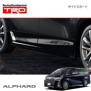 Trd Ggh35w 自動車 未塗装 Ggh30w 18 1 Ggh35w サイドスカート 除くサイドガーニッシュ メッキ ドアエッジプロテクター メッキ調 樹脂製 付車 Ayh30w 未塗装 アルファード Trd 3374 オートクラフト