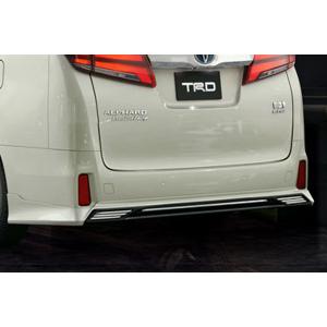 TRD リヤバンパースポイラー ハイレスポンスマフラー用 未塗装