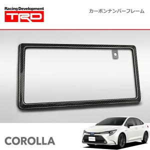 TRD GRカーボンナンバーフレーム リヤ用 GRカローラ GZEA14H 22 TRD GRカーボンナンバーフレーム リヤ用 GRカローラ GZEA14H 22