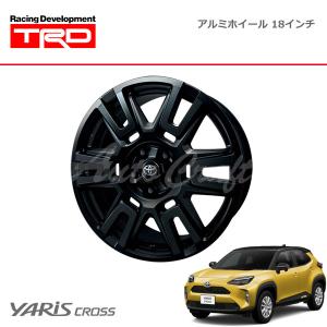 TRD アルミホイール 18インチ 1本 ヤリスクロス MXPB10 MXPB15 MXPJ10 MXPJ15 20/9〜 ホイールナットセット付車のみ、除くキー付ホイールナット(純正用品)付車