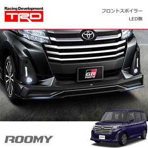 TRD GRフロントスポイラー(LEDなし) ブラックマイカメタリック ルーミー M900A M910A 20/9〜