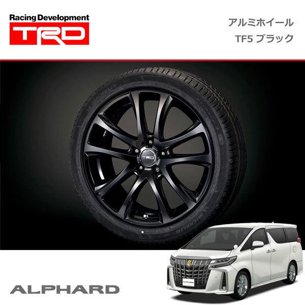 TRD アルミホイール TF5(ブラック) 19インチ 1本 アルファード AGH30W AGH35...