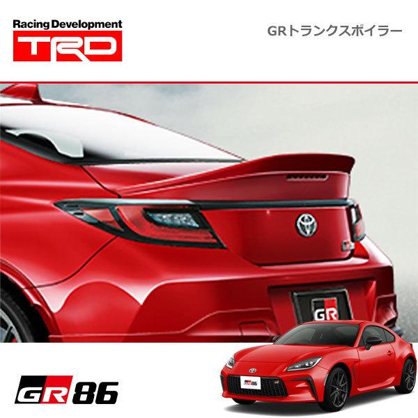 TRD GRトランクスポイラー スパークレッド GR86 ハチロク ZN8 21/10〜