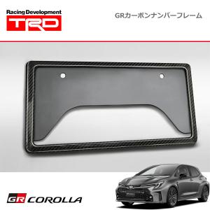 TRD GRカーボンナンバーフレーム セット TRD GRカーボンナンバーフレーム フロント ヴェルファイア