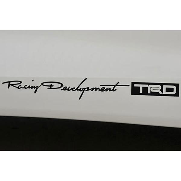 TRD ステッカー ブラック 小