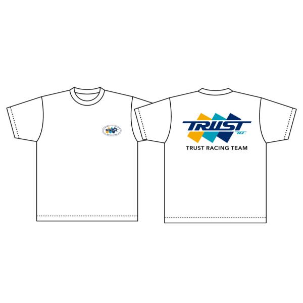 TRUST トラスト GReddy トラストレーシングチームＴシャツ ホワイト S