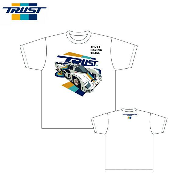 TRUST トラスト GReddy レジェンドカーＴシャツ ホワイト L