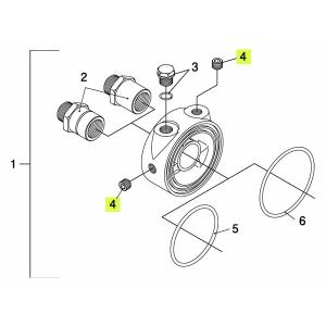 TRUST トラスト 油圧・油温センサーアタッチメント補修パーツ#4 1/8PT プラグボルト (STDタイプ 現行型ダブルOリングモデル)｜auto-craft