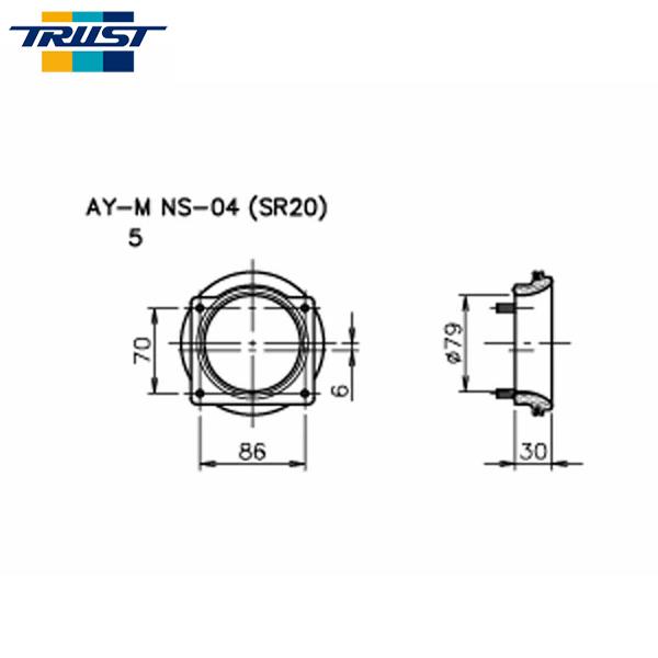 TRUST トラスト エアインクス Bタイプ エアフロアダプター NS-04 シルビア S14 CS...