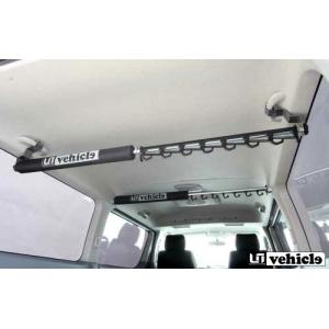 UIvehicle ロッドホルダー 標準セット (7本) グレー ハイエース 200系