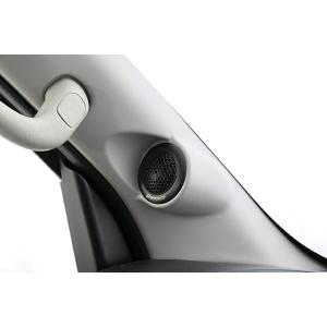 Uivehicle 2WAY フロントスピーカーキット ブラック (Aピラーツイーター＆ドアスピーカ...