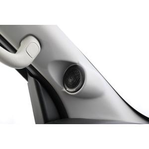 Uivehicle 2WAY フロントスピーカーキット グレー (Aピラーツイーター＆ドアスピーカー...