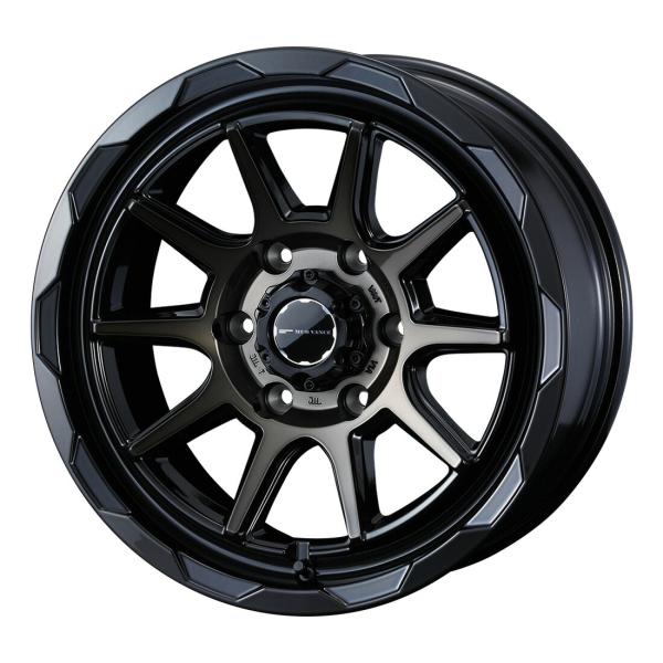 ウェッズ アドベンチャー マッドヴァンス06 (ブラックポリッシュブロンズクリア) アルミホイール1...