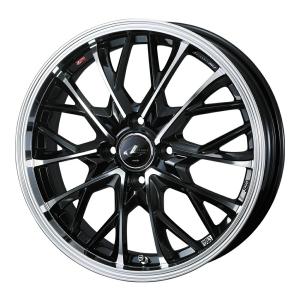 WEDS LEONIS MV アルミホイール1本 17X7.0J 5H PCD100 +47 (ブラック